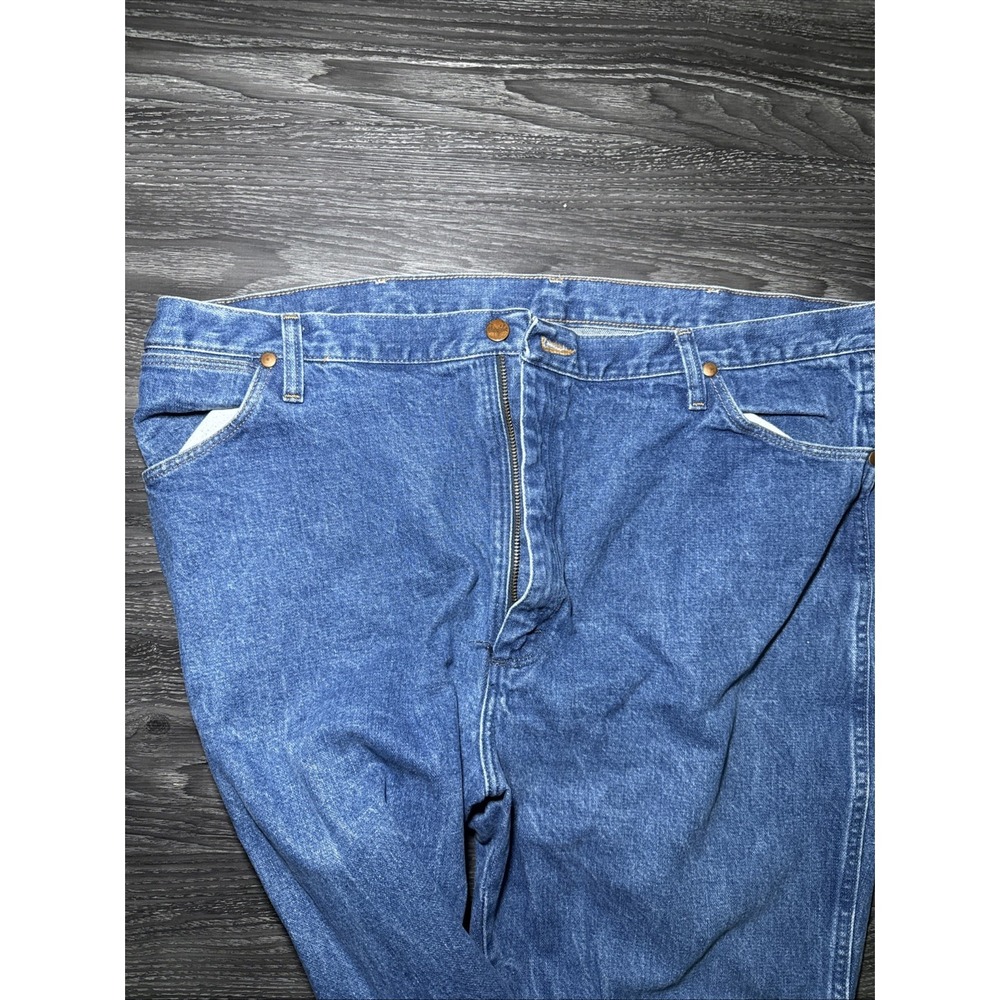 Wrangler Cowboy Cut Jeans Mens Blue Regular Fit Western 42x32 - Picture 2 of 7